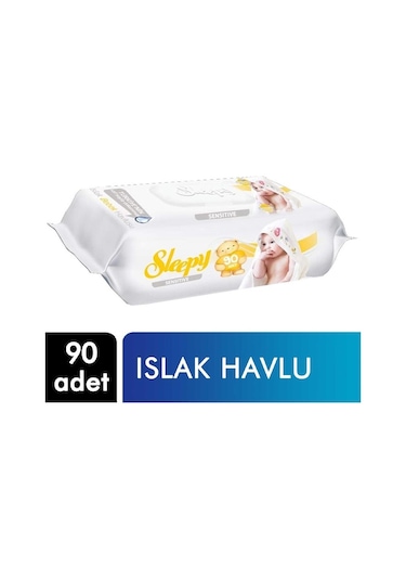Sleepy Senstive 90 Lı Islak Havlu Tekli