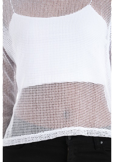 By Papi Kare File Bluz Beyaz