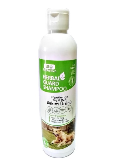Herbal Guard Kaşıntı Dış Parazit Tüy Deri Bakım Köpek Şampuanı 250 ML