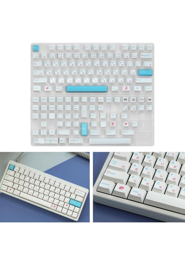 Homyl 135 Keys Pbt Keycaps Mekanik Klavye Için Cherry Mx Japonca