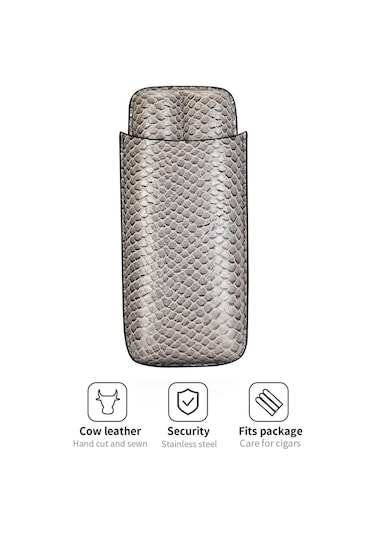 Cigarloong Deri Puro Kılıfı 2'li Croco Vizon 56ring