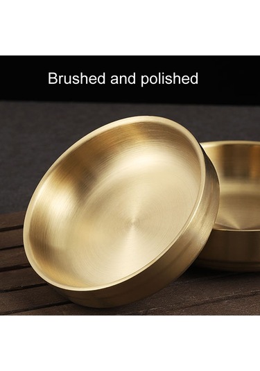 Sones 304 Paslanmaz Çelik Sos Kabı Mutfak Izgara Baharat Kabı Çatal Bıçak Takımı, Model: 13cm Altın