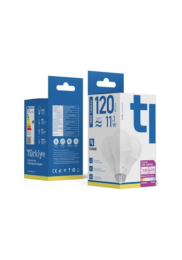 Redeem Plus A80s E27 Led Ampul, Titreşimsiz, Göz Konforu, 1553 Lümen, Ilık Beyaz, 3000 Kelvin