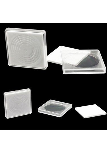 Tongxida 1 Adet Küçük Kare Hatıra Madeni Para Koleksiyon Kutusu, Boyut: 19/24/29/34/39mm Diğer