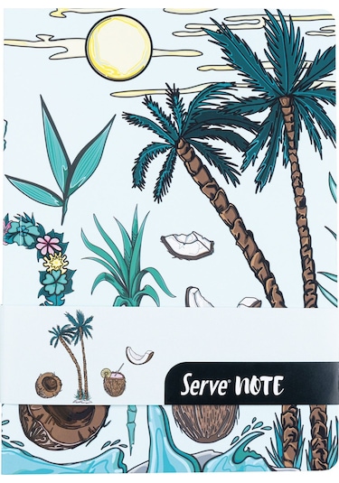 Serve Hediye Seti - Defter, Serve Deep Uclu Kalem, Silgi, Min Nane Yeşili