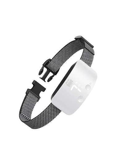 Doggie Havlama Önleyici Eğitim Tasması Ayarlanabilir Beyaz