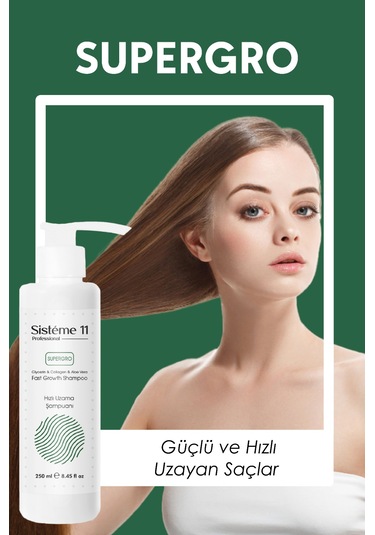 Sisteme 11 Hızlı Uzama Şampuanı 250 Ml Geç Uzayan