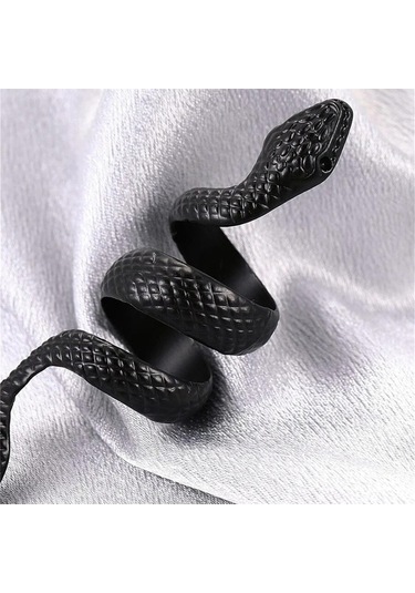 Dancemonkey Yüzükler Yüzükler Yüzük Yılan Tarzı Takı Retro Punk Moda Lm Kırmızı Kadın Hediye Alaşım Ve Kırmızı