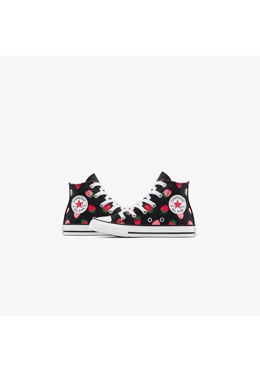 Converse Chuck Taylor All Star Strawberries Çocuk Siyah Sneaker A14928c Siyah