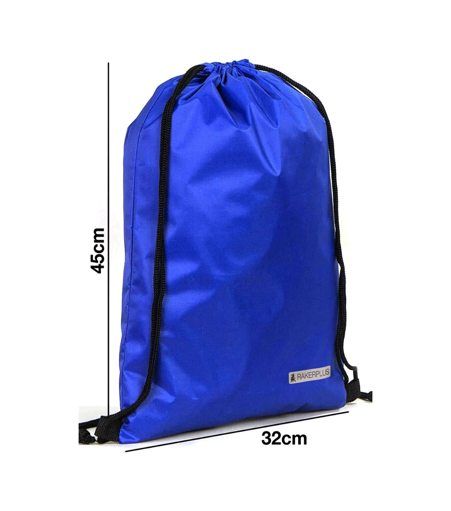 Rakerplus Saks Mavi 32x45 Cm Su Geçirmez Büzgülü Krampon Ve Spor Çantası Mavi