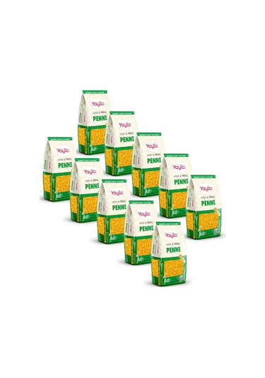 Yayla Mısır Ve Pirinç Penne Makarna 400 G X10