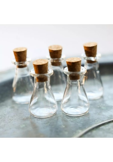 Kafebizu Cam Şişe-mini 3 Parça El İşi Ve Saklama İçin... 193607167