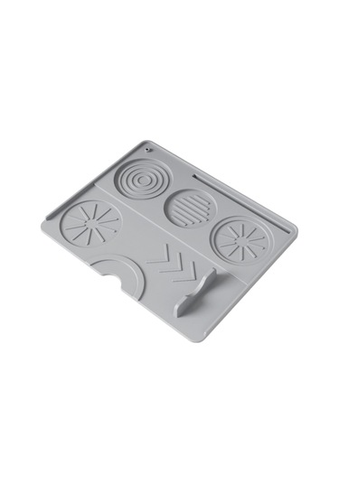 Homyl Espresso Tamper Mat Silikon Dayanıklılık Kahve Gri