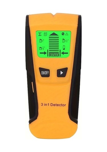 Elmpaly Siyah 3'lü Metal Ağaç Dedektörü Lcd Ekranlı Duvarda Metal Ahşap Kiriş Ve Kablo Tarayıcı