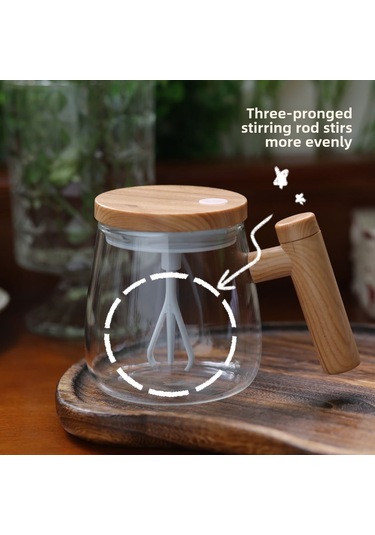 Kosona Elektrikli Cam Karıştırıcı Çubuk - Kahve, Çay, Soya Sütü, Kokteyl İçin Verimli Karıştırma - 10cm Kompakt Tasarım Diğer