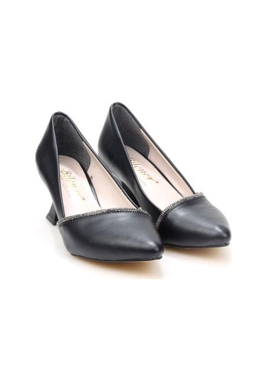 Papuçcity Blnr 03168 6 Cm Topuklu Kadın Stiletto Ayakkabı siyah
