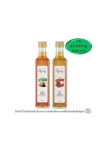 Organic Windy Valley Organik Elma + Alıç Sirkesi 2 x 500 ML