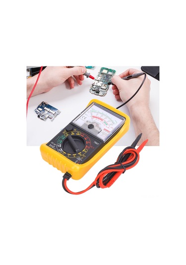 Aubyhe Kt7007 El Tutan Mini Analog Multimetre - Akım, Gerilim Ve Direnc Ölçüm Aracı, Taşınabilir Profesyonel Elektrik Test Aleti