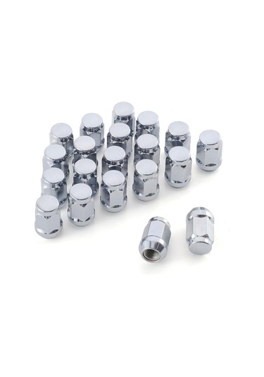 Nayomiglow M14x1.5 Tekerlek Somunları, Tek Parça Tasarım Çıkıntı Acorn Krom Tekerlek Somunları Diğer