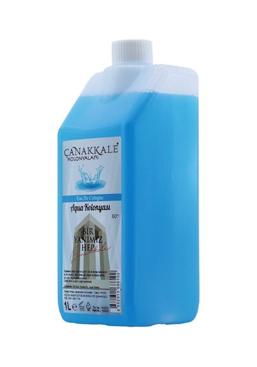 Çanakkale Kolonyaları Bidon Kapak Yeni Model Aqua Okyanus Kolonyası Korumalı 2 x 1 L