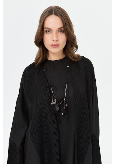 Retro Pantolonlu Üçlü Takım Siyah Siyah