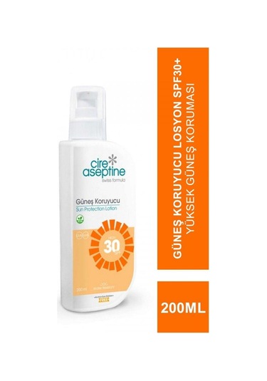 Cıre Aseptıne Gunes Kor.losyon Spf30 200 Ml