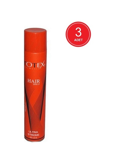 Totex Ultra Strong Saç Spreyi 3 x 400 ML