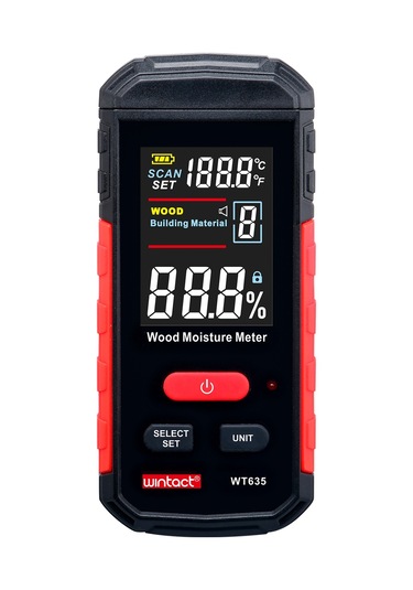 Wintact Wt635 10 Vitesli Ahşap Nem Ölçer
