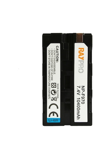 Sony Kameralar Ve Led Işıklar Için Np F970 Batarya Pil