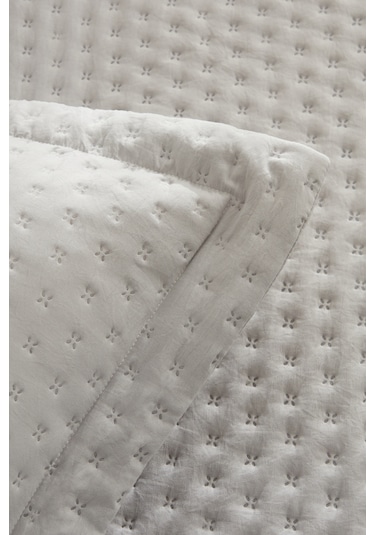 Karaca Home Breeze Soft Tek Kişilik Yatak Örtüsü Gri Gri