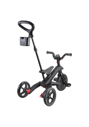 Globber Explorer 4in1 Katlanabilir Bisiklet - Siyah/gri