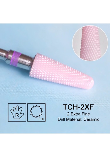 Seramik Freze Kesici Alev Karbür Tırnak Matkap Uçları Pembe Jel Sökücü Elektrikli Makine Matkaplar Parlatma Soyma Çivi Sanat Araçları Bej