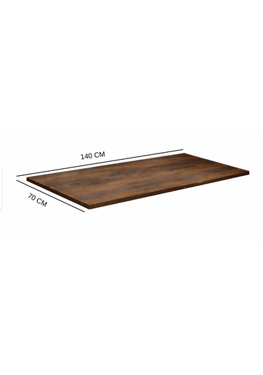 Modern Mdf Masa Tablası 70x140 Cm Dayanıklı, Şık Ve Çok Amaçlı Kullanım Ceviz
