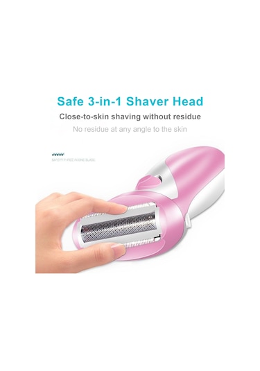 Moveevo Elektrikli Tıraş Makinesi Saç Kesme Makinesi Kadın Tüy Alma Cihazı Mor