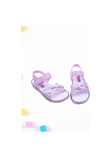 Papuç Sepeti Arzen-2880 Kız Çocuk Ortopedik Sandalet 001