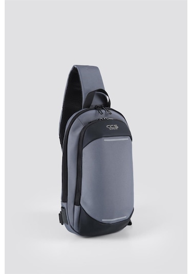 Ççs 31408 Tek Askılı Çapraz Çanta Gri-gri Gri