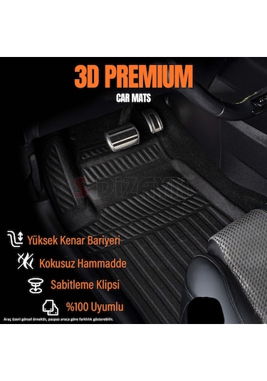 Elentra Araca Özel 3d Paspas 2020 2021 2022 2023 2024 2025