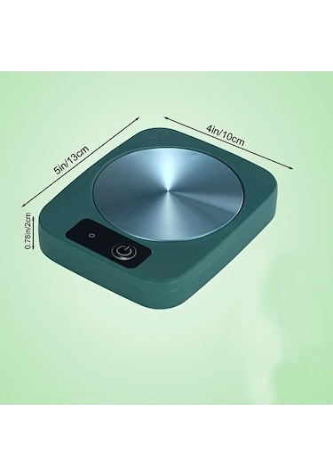 Fastbuy Turcoshop11 Pembe 110v Kahve Isıtıcı Tabağı: Gün Boyu Sıcak İçecekler İçin Çay, Süt, Sıcak Çikolata