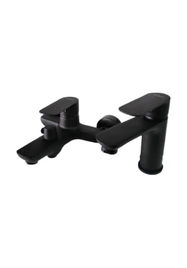 Fleko Siyah Mix Lavabo& Banyo Batarya 2li Set Diğer