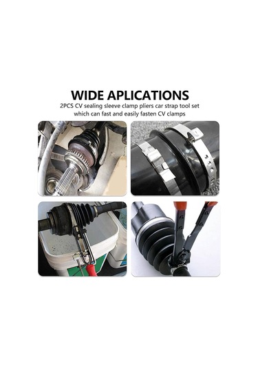 Xurunkeji Adet Cv Bot Kelepçe Pensesi Seti Ve 20 Adet Sıkma Bandı