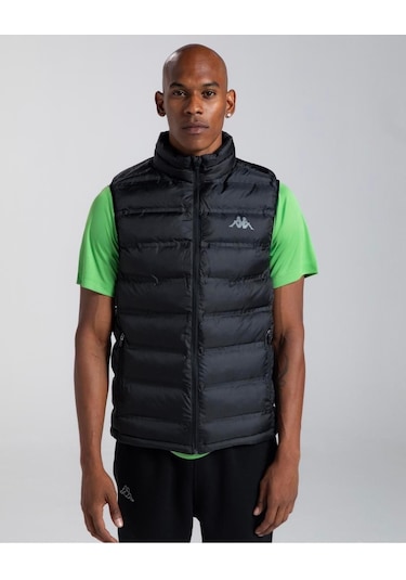 Kappa Perovest Erkek Siyah Regular Fit Yelek