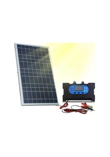 Fastbuy Dream011 2x 60a Güneş Panel Şarj Kiti, Usb Şarj Cihazı, Kamp & Araç Şarj