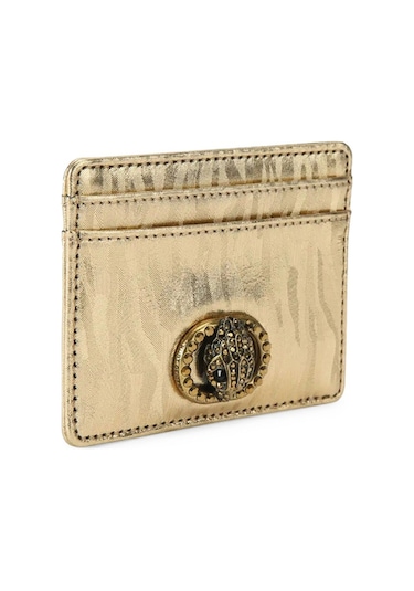 Kurt Geiger Chelsea Card Holder Kadın Deri Kartlık Altın