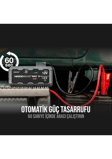 Noco Genius Gb250 12V 5250Amp Ultrasafe Lityum Akü Takviye + Powe