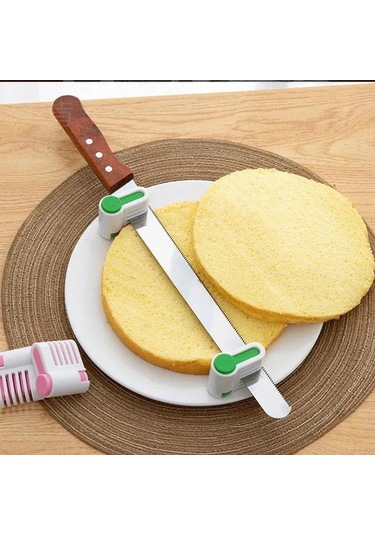 Maiyame Yeşil Fırın Aracı Seti: Eşit Dilimler İçin Ekmek-kek Dilimleyici, Katlama Yardımcısı Ve Bölücü Araç