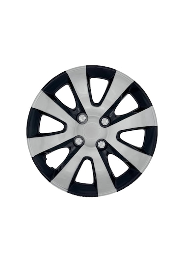 Chevrolet Aveo 15'' İnç Jant Kapağı 4 Adet Siyah Gri C101