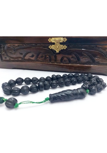 Miski Amber Balina Kusmuğu Küre Kesim Tesbih 10x10 26.5gr