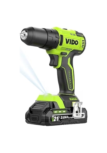 Vido WD040210210 21 V Li-lon Akülü Kompakt Kömürsüz Motor Matkap