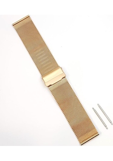 Hasır Kol Saat Kordonu Rose Çift Kilit 24 Mm (Ø1,90)