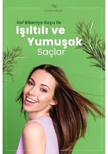 Bade Natural Biberiye Suyu Dökülme Karşıtı Saç Toniği 30 ML